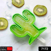 7172 Cactus Shape Mold Durable Cactus Shape Ice Cream Mould Silicone Popsicle Mold Ice Pop Diy Kitchen Tool Ice Molds thumbnail 6