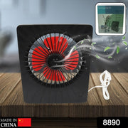 8890 Portable Desk Fan Table Fan 1 Step Speed Setting Fan Personal Desk Fan Suitable For Office School  Home Use thumbnail 5