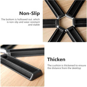 Folding Insulated Pad For Hot Pots - Foldable Trivet Mats (1 Pc) thumbnail 4