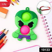 Silicone Pop It Fidget Toy With Keychain Clip (1 Pc) thumbnail 7