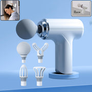 Electric Vibrating Massage Gun With Multiple Interchangeable Heads thumbnail 1