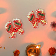 Traditional Decorative Shubh Labh Door Hanging (6 Pc  1 Set) thumbnail 4