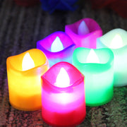 6429 10pcs Festival Decorative - Led Tealight Candles  Battery Operated Candle Ideal For Party. thumbnail 1