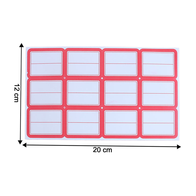 10 Sheets Self-adhesive Label Stickers