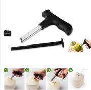 0854 Premium Quality Stainless Steel Coconut Opener Tooldriller With Comfortable Grip thumbnail 5