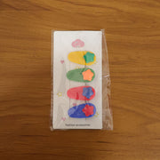 Colorful Star Design Decorative Hair Clip Set (4 Pc) thumbnail 6