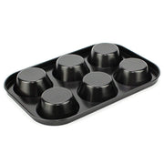 2210 Non-stick Reusable Cupcake Baking Slot Tray For 6 Muffin Cup thumbnail 4