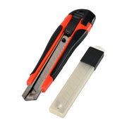 7532 Heavy Duty 18 Mm Cutter Knife Set With Rubbered Handle With Extra Blades Best Use  For Office And Home Use thumbnail 4