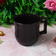 Premium Plastic Coffee  Tea Cups  Mug With Handle(1 Pc  Loose  Black) thumbnail 1