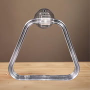Unbreakable Abs Square Towel Ring Wall Mounted Stand  Holder (1 Pc) thumbnail 3