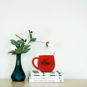 4764 King  Queen Printed Couple Matching Coffeetea Plastic Coffee Mug (300ml Set Of 2) thumbnail 6