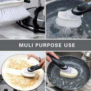 Dish Scrubber With Soap Dispenser Soap Dispensing Dish Brush Set (1 Set) thumbnail 3