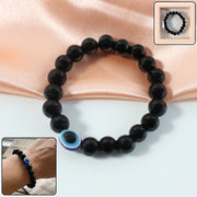 Elegant Dual-tone Crystal Beaded Stretch Bracelet (1 Pc) thumbnail 1
