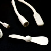 Portable Mini Usb Fan Usb Light  Micro Usb Cable (3 Pcs Set) thumbnail 2