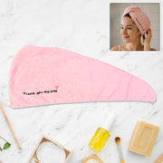 Ultra Soft Microfiber Hair Drying Towel Wrap With Button Lock (1 Pc) thumbnail 1