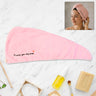 Ultra Soft Microfiber Hair Drying Towel Wrap With Button Lock (1 Pc)