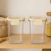 Apex Press N Lock Airtight Kitchen Storage Container Set (2pc1400ml) Approx thumbnail 4