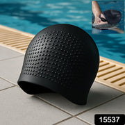Premium Silicone Waterproof Swimming Cap (1 Pc) thumbnail 6