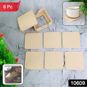 Ganesh Premium Square Coasters With Storage Box (6 Pc  Set) thumbnail 7