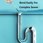 Flexible Spring Drain Cleaning Tool With Hand Grip (1 Pc  157 Cm) thumbnail 2