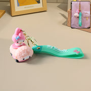 Cute Cartoon Character Silicone Keychain (1 Pc) thumbnail 1
