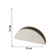 Stainless Steel Half-moon Shaped Tissue Paper Napkin Holder Stand (1 Pc) thumbnail 4
