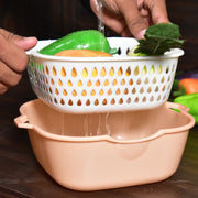 2785 2 In 1 Basket Strainer To Rinse Various Types Of Items Like Fruits Vegetables Etc. thumbnail 4