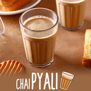 Supermom Plastic Chai Pyali Transparent Tea Glass Set (130ml  6 Pc) thumbnail 4