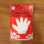 Disposable Transparent Plastic Gloves (100 Piece Pack) thumbnail 6