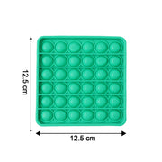 Premium Square Shape Silicone Pop It Fidget Toy (1 Pc) thumbnail 3