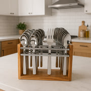 Apex Premium Stainless Steel Cutlery Set (24 Pc) thumbnail 2