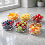 Multipurpose Transparent Serving  Storage Bowls Set (6 Pc Set) thumbnail 5