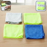 Multipurpose Microfiber Dust Cleaning Cloth (4 Pc Set) thumbnail 1