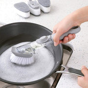 1271 Automatic Liquid Dispenser Dish Clean Brush Scrubber thumbnail 5
