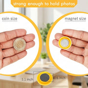 Colorful Round Refrigerator Magnets Set (12 Pc Set) thumbnail 4
