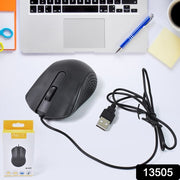 Computer  Laptop Wired Optical Mouse M-022 (1 Pc) thumbnail 7