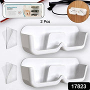 17823 Wall Mount Sunglass Organizer Simple Space Saving Glasses Storage Box Eyewear Stand Holder For Showcase Bedroom Apartment With 2 Pc Double Sided Adhesive Sticker (2 Pcs Set) thumbnail 7
