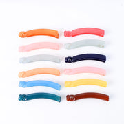 Multicolor Plastic Banana Hair Clips Set (12 Pc) thumbnail 1