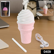 Ice Cream Cone Shape Air Freshener Humidifier (1pc  Pink) thumbnail 7