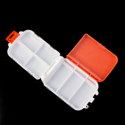 Portable Orange Dual-sided Pill Organizer Box (1 Pc) thumbnail 5