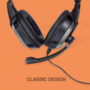 Wired Headset With Adjustable Headband  Noise-isolating Mic Set thumbnail 2