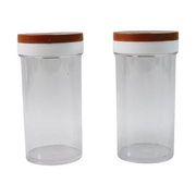 Ganesh Airtight Transparent Kitchen Storage Container Jar Set (2 Pc) thumbnail 1