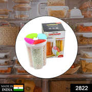 2822 4 Section Storage Containers Airtight Transparent Food Plastic Storage Container thumbnail 7