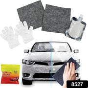 8527 Nano Magic Car Scratch Remover Cloth Multipurpose Scratch Repair Cloth Cloth For Car Paint Scratch Repair Easy To Repair Slight Scratches On The Surface Polishing Repeatable Use For All Kinds Of Car (45 Ml Repair Solution 2 Gloves 2 Nano Cloth) thumbnail 7