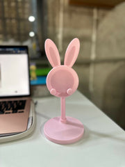 Cute Bunny Mobile Stand Holder for Desk & Kids Study Table (Color may vary) thumbnail 9