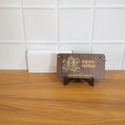Premium Wooden Hanuman Chalisa Flip Book With Stand (1 Set) thumbnail 6