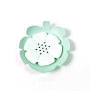 Plastic Flowers Soap Dish Bathroom Accessories Set Shower Gift (1 Pc) thumbnail 4