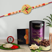 Rakhi (K1_401_bs)  Chocolate Butter Scotch 96gm  Rakhi Combo With Card And Chocolate  Chocolates Gift  Rakhi  Chocolate For Brother  Rakhi With Gift  Set Of 1 Rakhi thumbnail 1