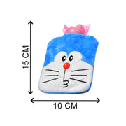 6504 Doremon Small Hot Water Bag With Cover For Pain Relief Neck Shoulder Pain And Hand Feet Warmer Menstrual Cramps. thumbnail 3