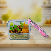8262 High Quality Plastic Food Storage Container Clear Washable Refrigerator Food Box Food Container Fruit Box Container With Lid (1400 Ml) thumbnail 4